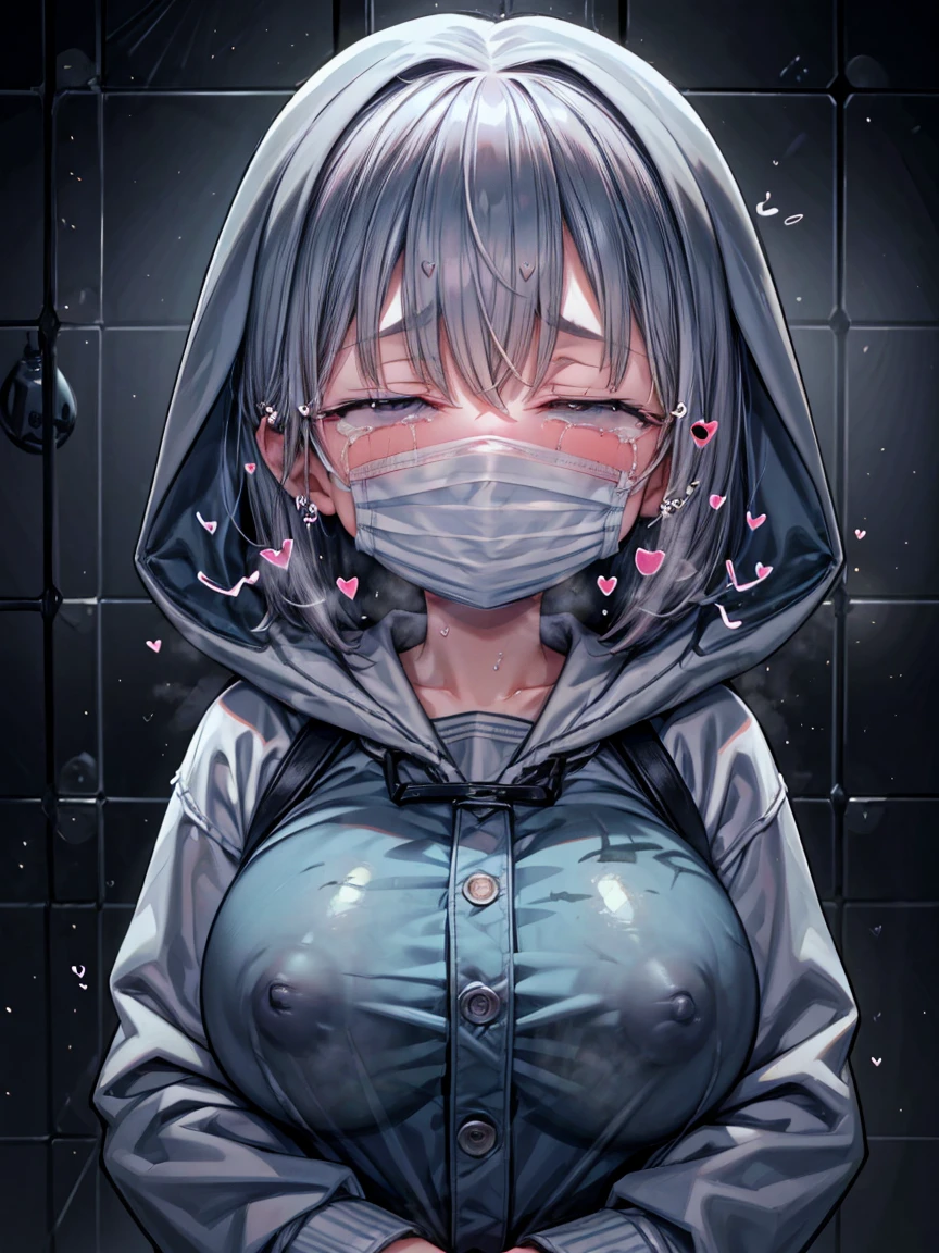 (Girl, Fat middle-aged man:1.2)、(Hooded clothing)、(Fix the arm)、(surrounded by many prisoners:1.9)、(mask:1.3)、blush、Back Alley、Very detailed、High resolution、4K、masterpiece、High resolution、(tears:1.8)、(heart:1.6)、(rape)、(despair:1.3)、(Half-close your eyes:1.6)、(Sweaty:1.3)、(Big Breasts)、(Push one's groin forward)、(Squat)、(Sex slave)、(Feels good:1.6)、(Nipple position guessing game:1.3)