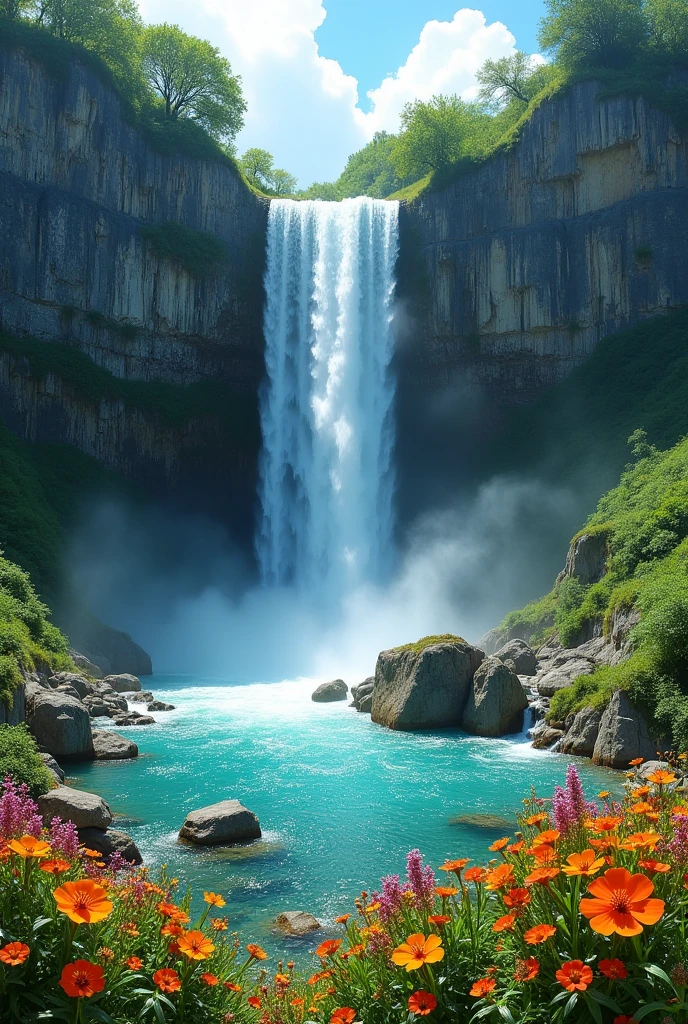Image of a waterfall