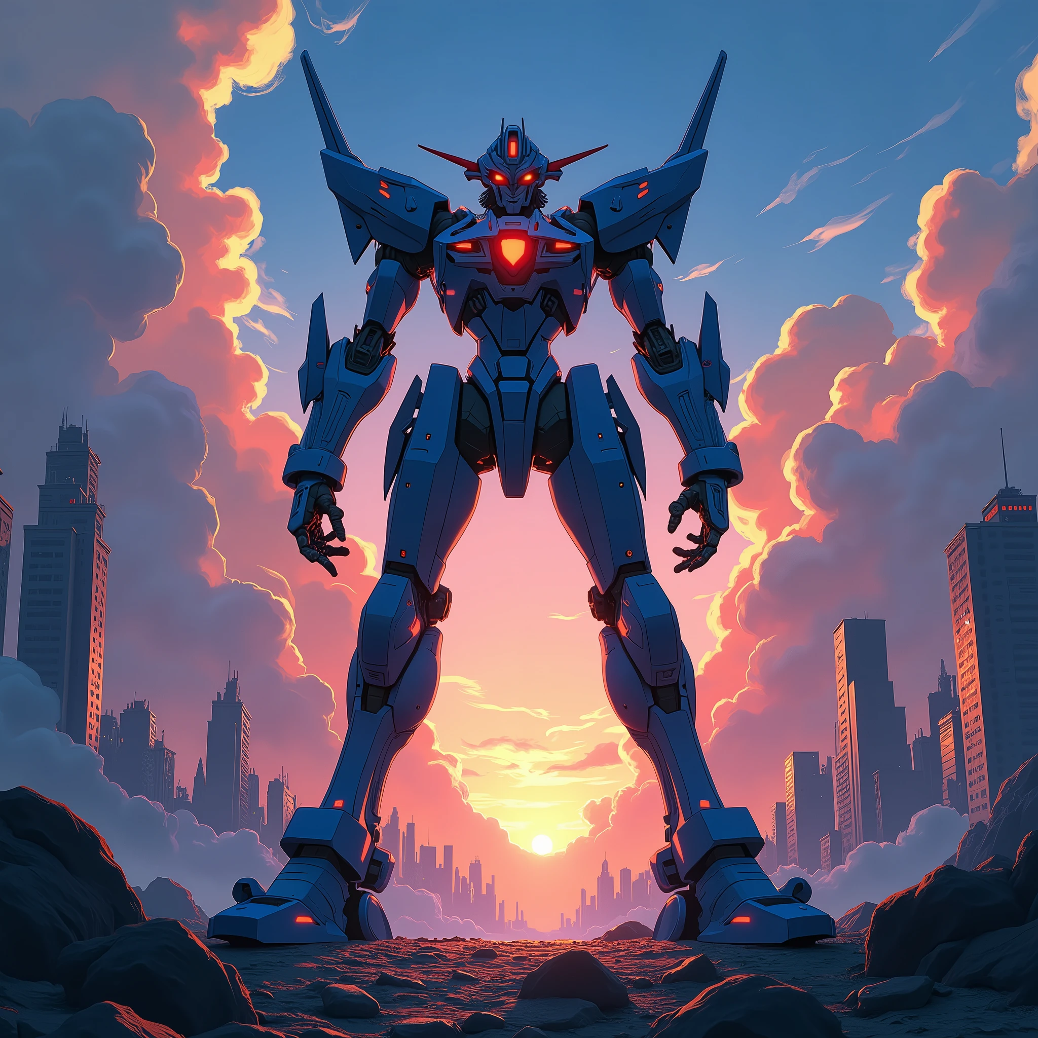 (The future female warrior leans on Optimus Prime's arm,Glaring angrily at the camera),(There is a huge mecha engine object in the sky,The image of Optimus Prime),tv series《base》Leah Harvey, album cover concept art, jessica rossier fantasy art, in the style of beeple, The aura is infinite!!, by jessica rossier, artgem and beeple masterpiece, inspired by jessica rossier, arstation and beeple highly, Halo / nimbus