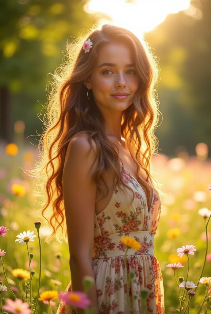 I'm planning to use this as a cover model on TikTok, so please make a pretty image for me.