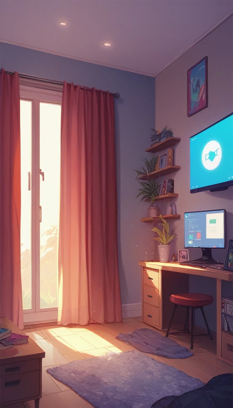 Love Hotel Surveillance Room、There are many monitors、Images of each room are shown