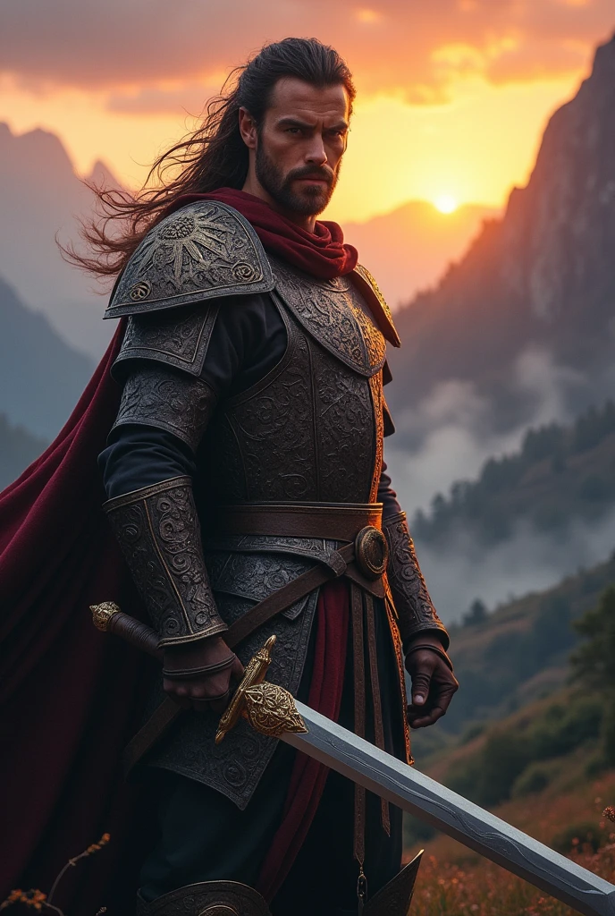A man with sword