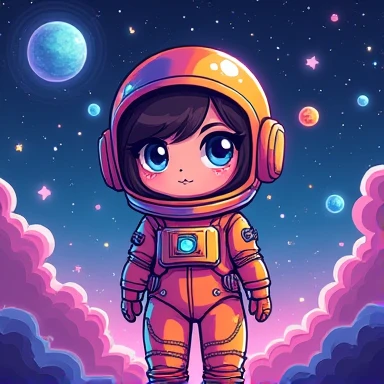 woman,PIXEL art,game model,space,body,foreground,chibi