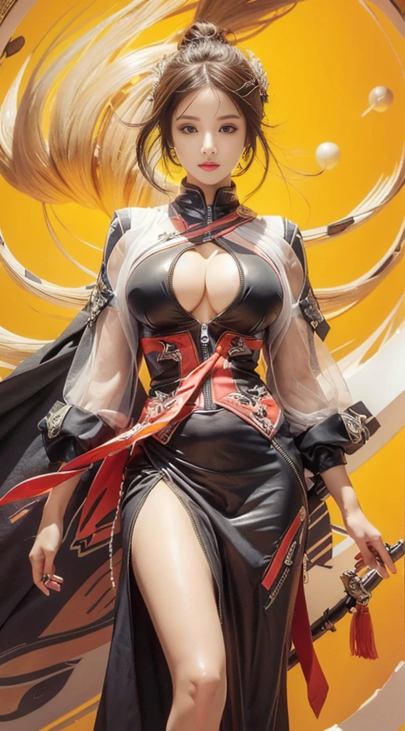 3,(((beautiful girl,Deep V bare chest,cleavage cutout,open cloths,Pure and sexly,See-through clothing,Looming,Tight clothing,zipper,Damaged clothes,from below,pointy breasts,The body is curvy,torpedo breast,Pointed chest,torpedo breasts))),curvy ,High target_solve, clearly_image, Detailed background,best quality, high resolution, 8k画质, Perfect dynamic composition, Charming pose,sexly,Shy,masterpiece, best quality, high resolution, 8k, HDR, raytracing, detailed shadows, beautiful girl, (hyperdetailed:1.15),3