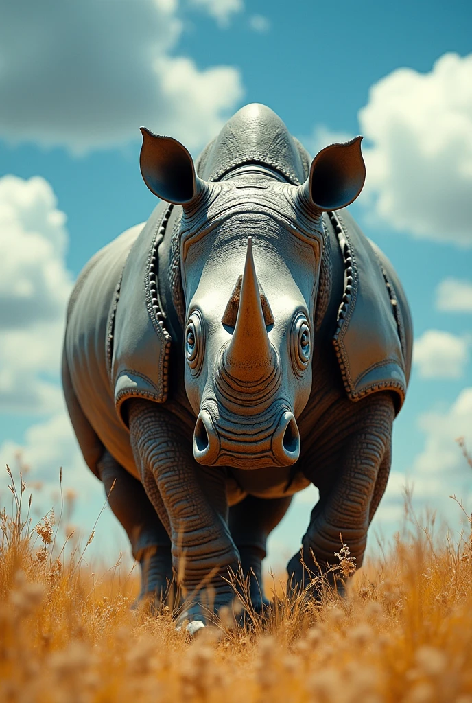 Rhino metal head
