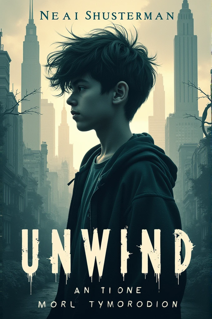 A cool, creative, and simple design for the book “Unwind” by Neal Shusterman