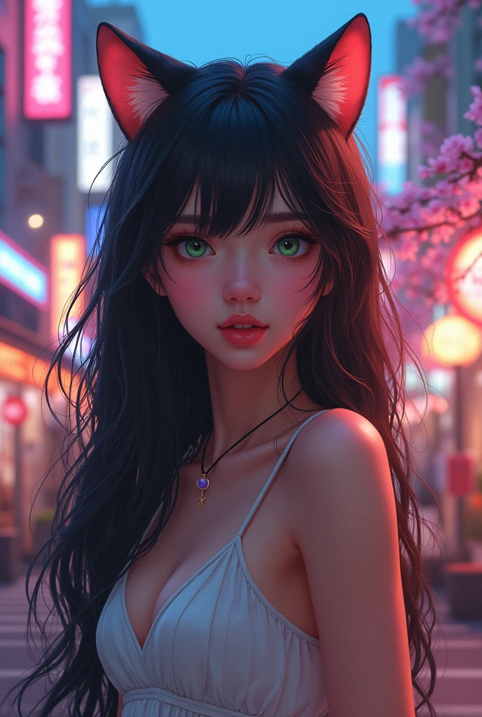 Cat Ears Beautiful Girl
