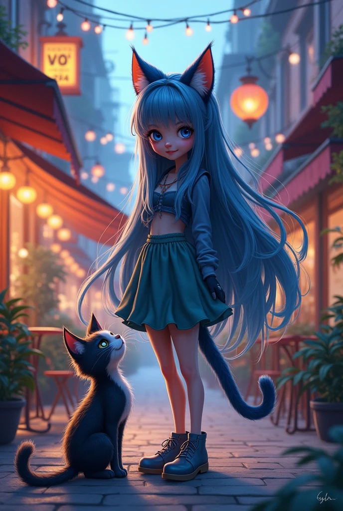 Cat Ears Beautiful Girl