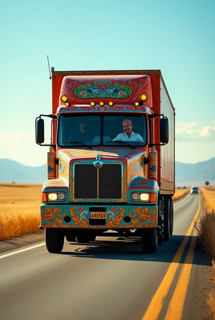 Pakistani truck on us roads