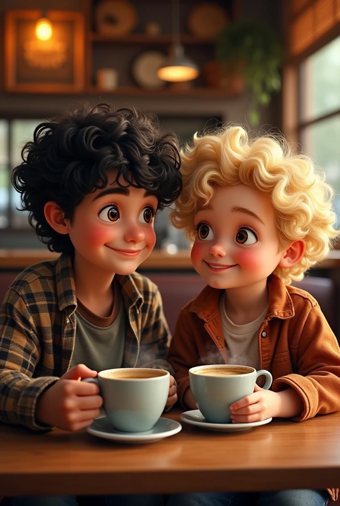 Two brothers in the coffe party
