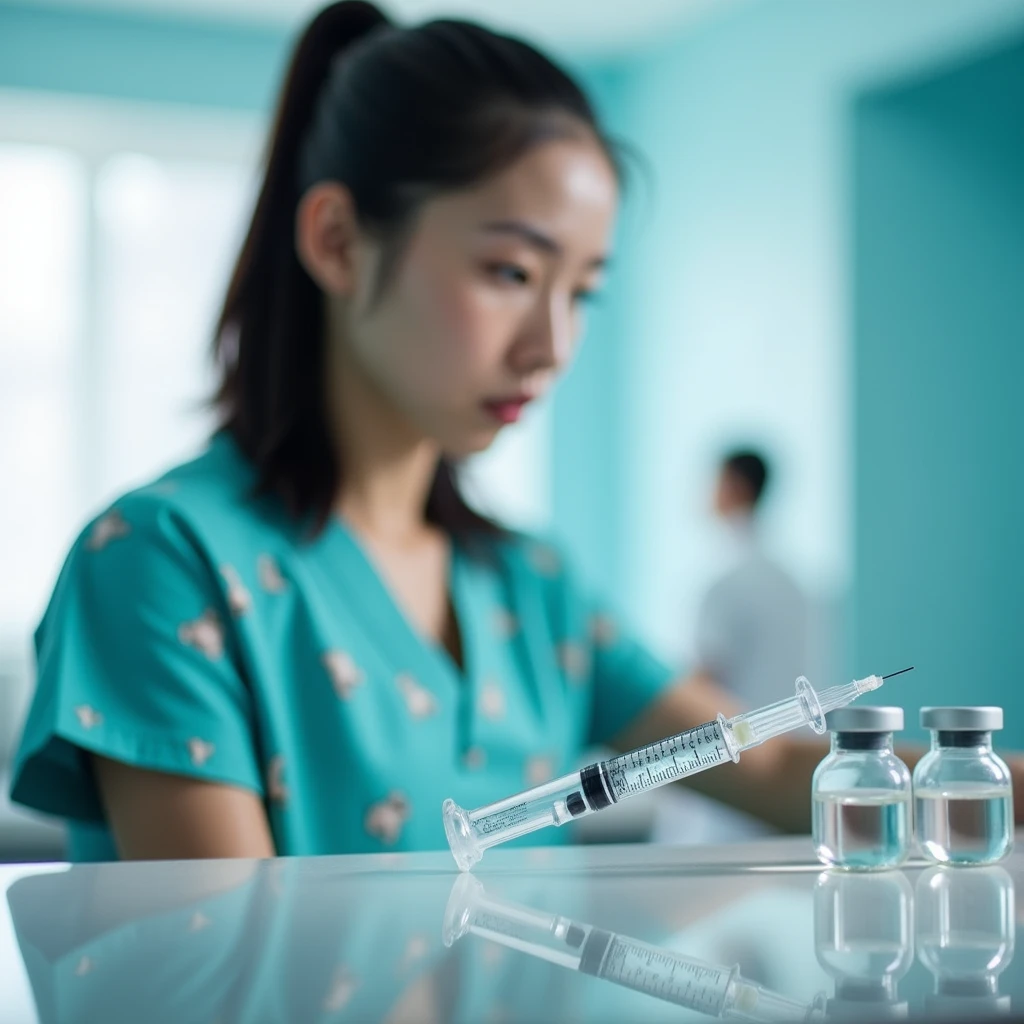 generate high quality image of injection