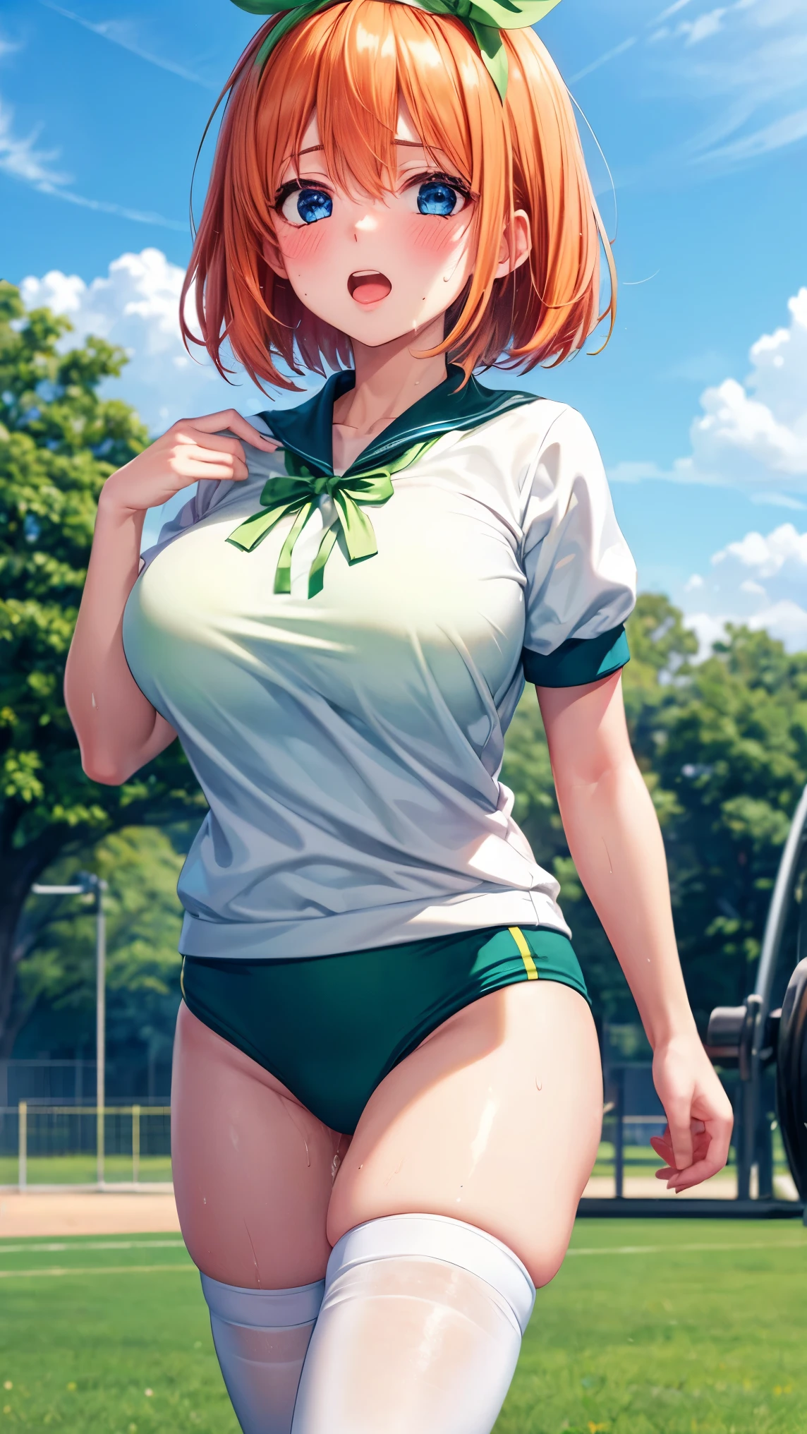 NSFW,(super fine illustration,8k cg wallpaper,highest quality,very detailed,ultra high resolution,best aesthetics,anime colored),(cowboy shot,From front),IdolMaster,{{{hina araki}}}, (20yo, beautiful girl, cute girl), (beautiful eyes), (beautiful hair), (((short hair))), (waviy hair), (wet hair), (wet skin), (sweat), (steam), (flat chests, large breasts),(glasses), ((tracksuit)),(open clothes), ((pubic orange hair:1.5)),(bsp, pussy juice dripping,pussy, pussy slip,no makeup, sweaty body),(no bra),(no panty), ((spread legs)),(((spread pussy:1.3))),((steam)),(scatter sweat),(one eye closed), ((out tongue)),(open mouths),(evil smile),(Nice touch),((Bukkake,)),((cum on body:1.9)),((cum on face:1.5)),((cum in hair:1.5)),(cum on mouths:1.3),((bathing)),((reclinin)), ((((unit bath is filled with sludgy cum and urine, semen bath, the bathtub is filled with cum)))), (((multiple boys, peeing on a girl,multiple penises, gangbang, holding penis))),ecstasy torogao, saliva trail, nose blush,pleasure vaginal penis,cleavage of the breast,impatience,sway hair,