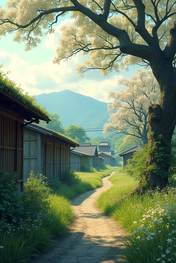 A deserted village from the Edo period