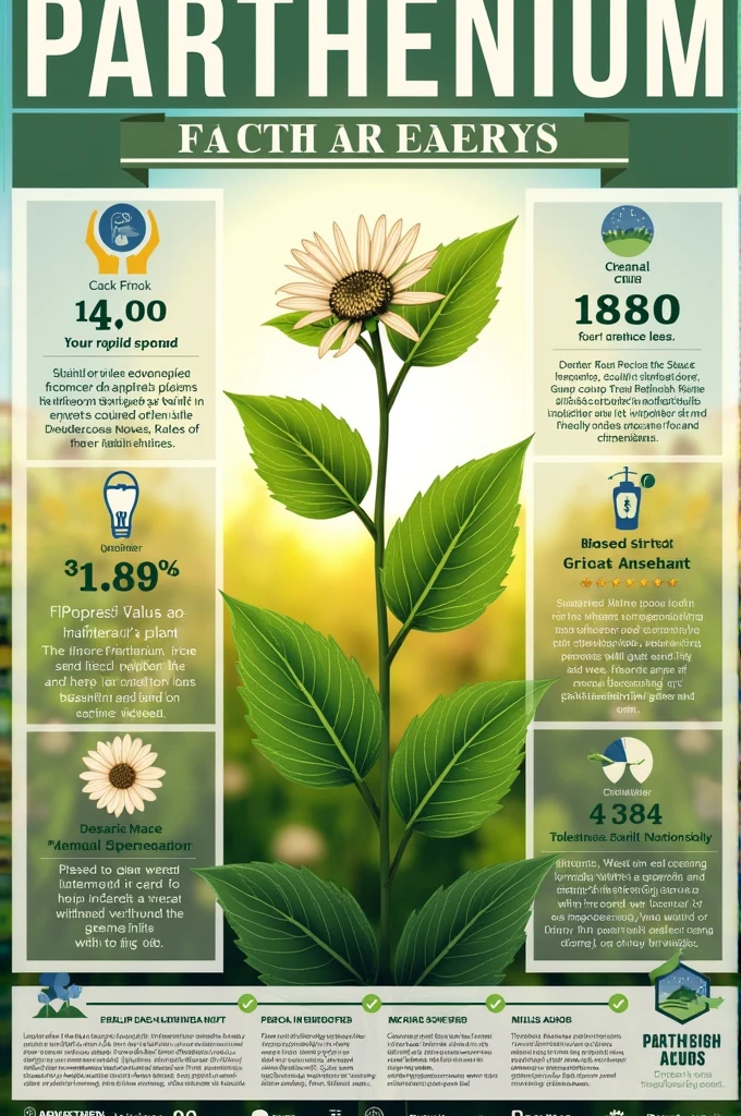 Poster on Parthenium weed awareness