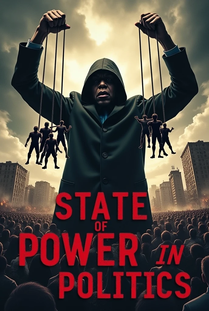 Poster about the State of Power In Politics Showing the negative side