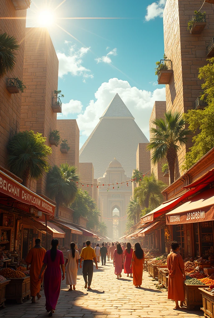 A recreation of modern-day Babylon