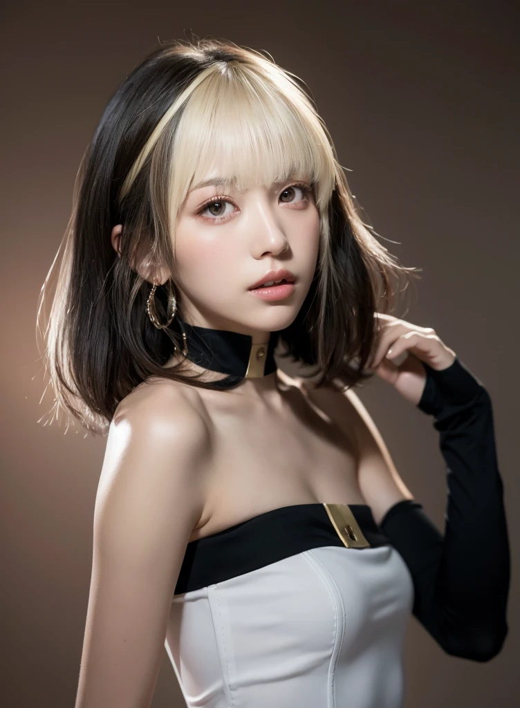 Bangs short hair,Short straight hair,Clear hair,Fluffy hair,The hair is real,Natural hair ends,Clear hair ends,The bangs have the same color,Hair color uniformity