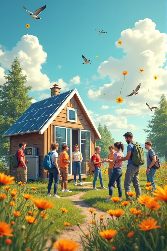 Educational off-grid solar image