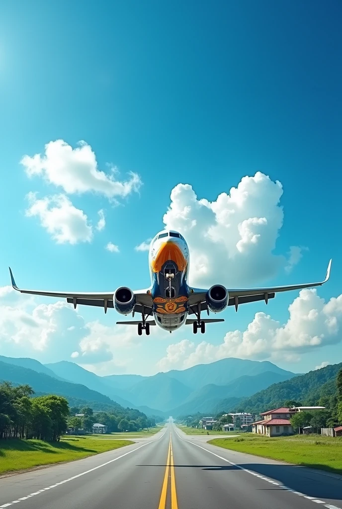 boeing 737-800 nokair landing