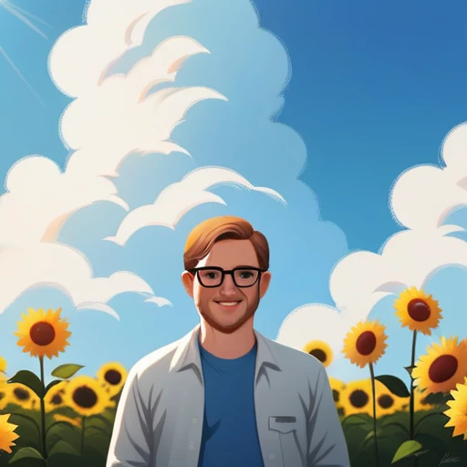 (masterpiece:1.4), (best quality:1.4), (high resolution:1.4), (masterpiece, best quality, high resolution:1.4), dark fantasy, Science fiction, Frank Miller comic style, After the end of the world，A destroyed city without humans,top view，1 sunflower  cute corgidog 1 cute american shor thair cat 1 dark glasses psychedelicbeam