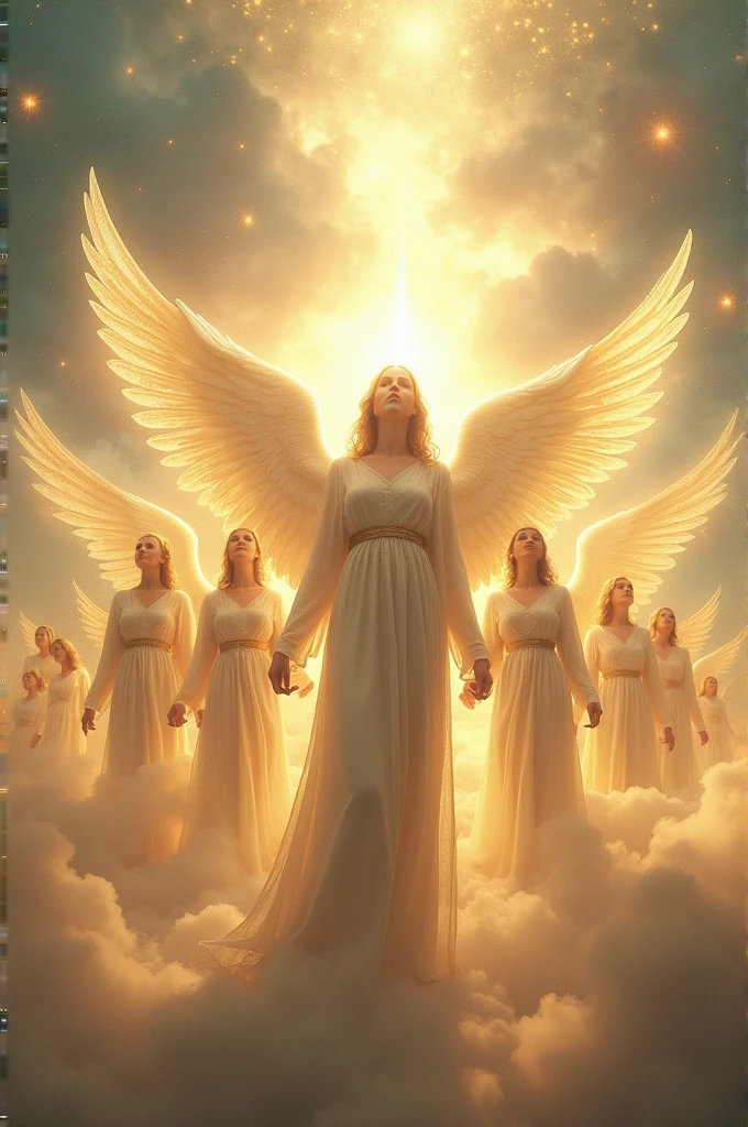 generate me angel goddesses singing a gregorian chant