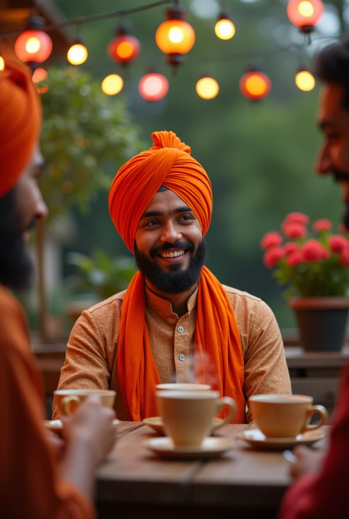Sardar boy in the coffee party