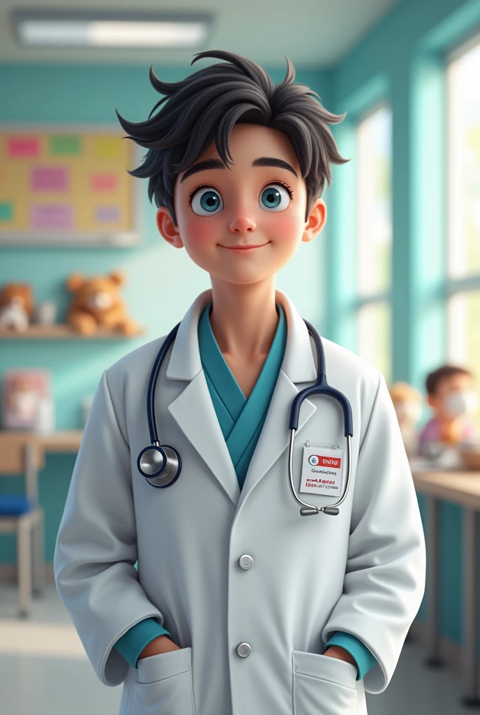 Cute boy the doctor 