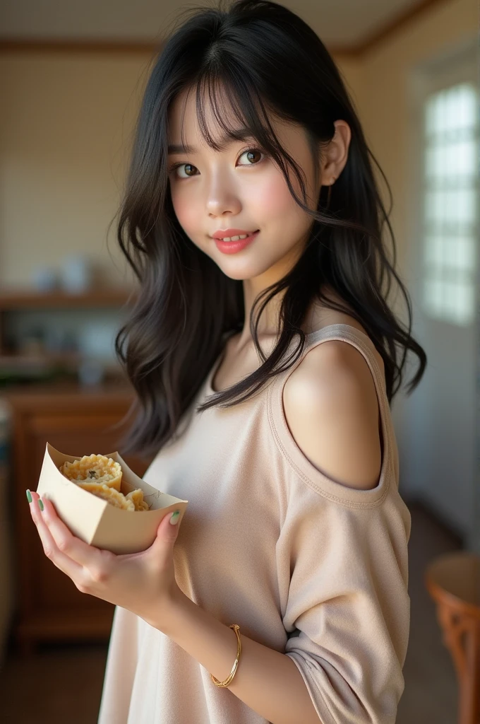 Highest quality, Face Focus, Soft Light, Ultra-high resolution, (Realistic:1.4), RAW Photos,
1 Japan, alone, cute, (pupil, Light in your eyes), Beautiful face in every detail, (Small box),(High resolution detail of human skin texture),
(Dumpling),
indoor,
Sportswear,
Arm Exposure,
Sexy,
Height: 150cm,
Weight: 60kg
(Portraiture)