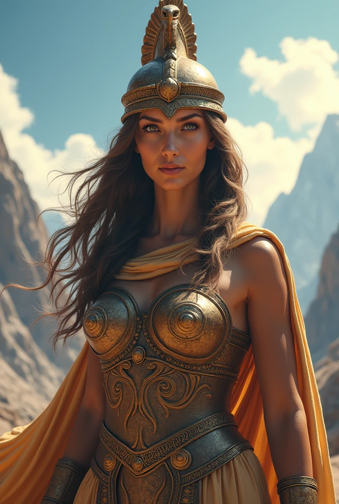 Athena facing front 
