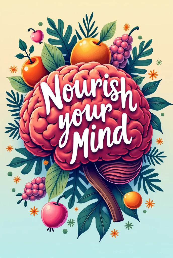 TikTok profile picture with writings saying nourish your mind
