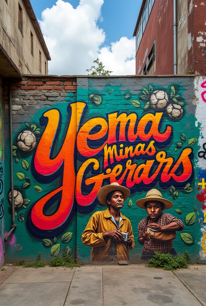 Graffiti with yema minas gerais