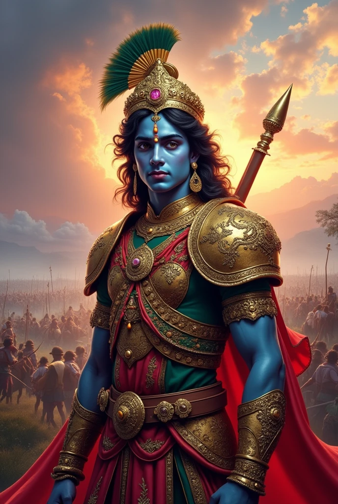 Krishna as Ranachod Rai: Explain the title "Ranachod Rai" given to Krishna. How does this label affect his image? Discuss how this decision was about wisdom rather than cowardice.