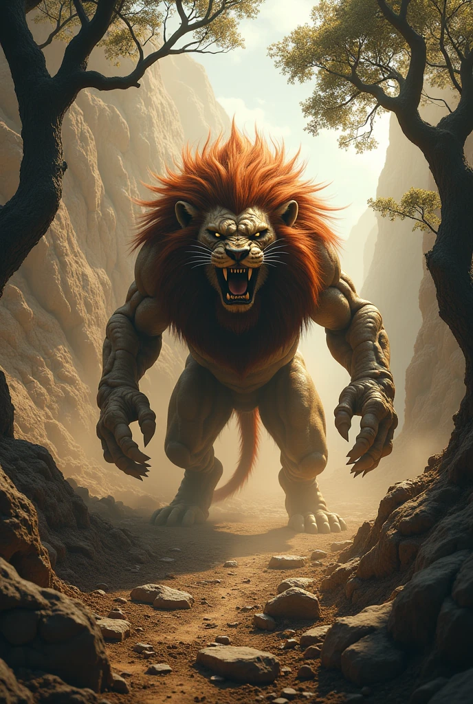 Manticore in earthquake
