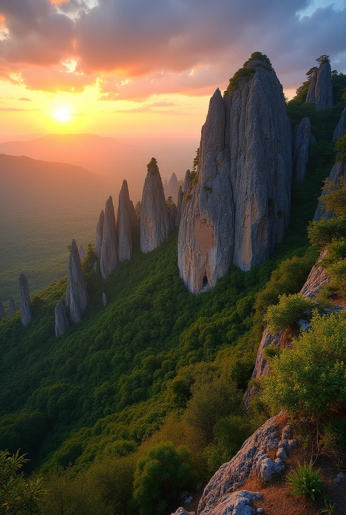Tsingy de Bemaraha, Madagascar - Unique limestone karst formations.