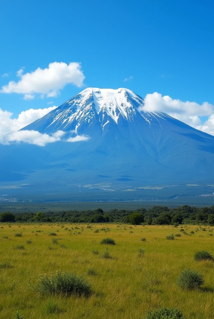 Mount Kilimanjaro, Tanzania - Africa's highest peak, snow-capped and majestic.