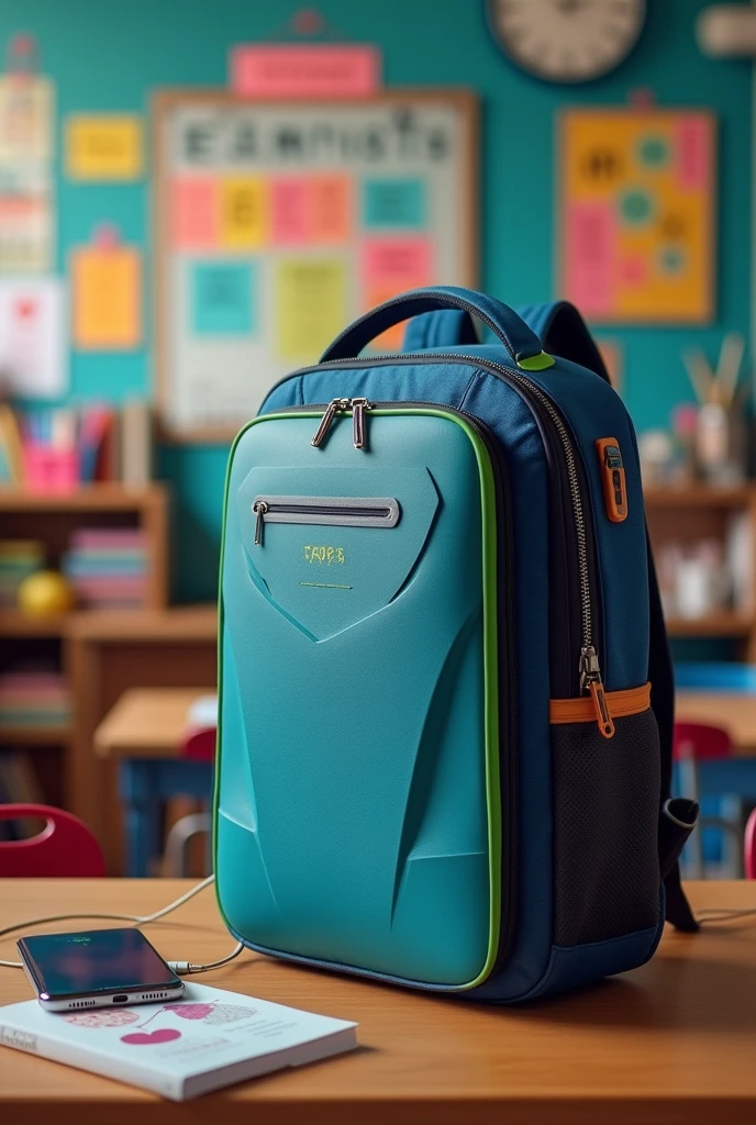 School case that charges the cell phone percentage with usb cable