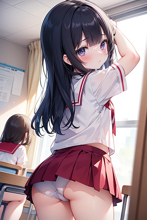 NSFW,three girl childs, tiny, four elementary schoolgirls, three elementary schoolgirls underwear , underwear wearing, underwear, cosplay wearing, up skirts, show off underwear, four child's up skirts showing underwear,enjoy show off panty, all tiny girls up skirts, all elementary schoolgirls show off underwear, blush, class room Change of clothes, behind child's Change of clothes, behind elementary schoolgirl take of skirts,class room, tainy girls there are many in the class room, behind girls