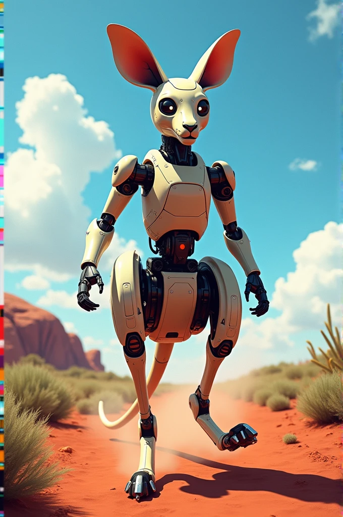 A kangaro robot image