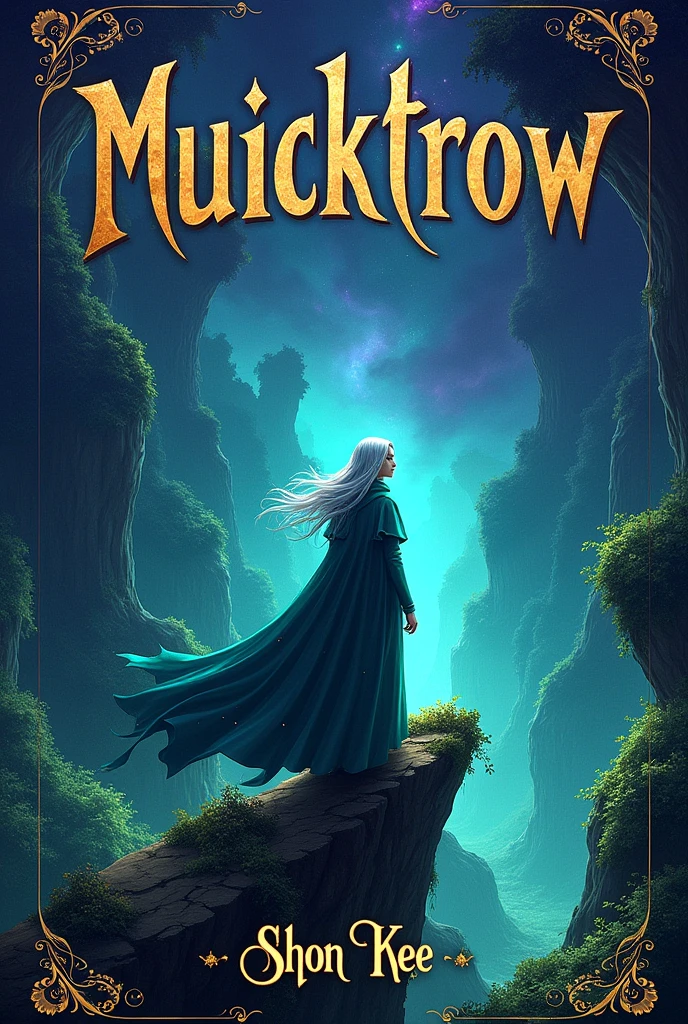 "Muicktrow"  titled  with below of cover written by    " shon kee "   signature included book cover 