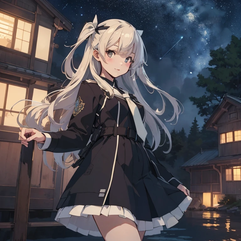 AmtkzKaiNiKC, (KaiNi) dress,
(masterpiece:1.4),(best quality:1.4), (premium:1.4), (great illustration:1.4), (ultra-detailed:1.4),(art CG, 8K), KonishiCSA,
full body,Starry Sky,