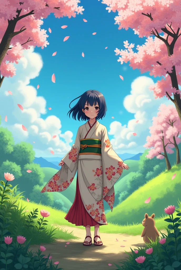 hinata hyuga from naruto but in ghibi studio