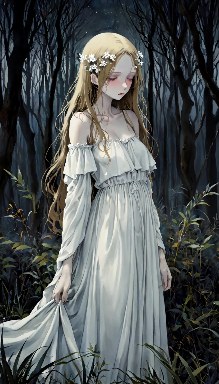 A complex, mysterious, dreamy and melancholic maiden