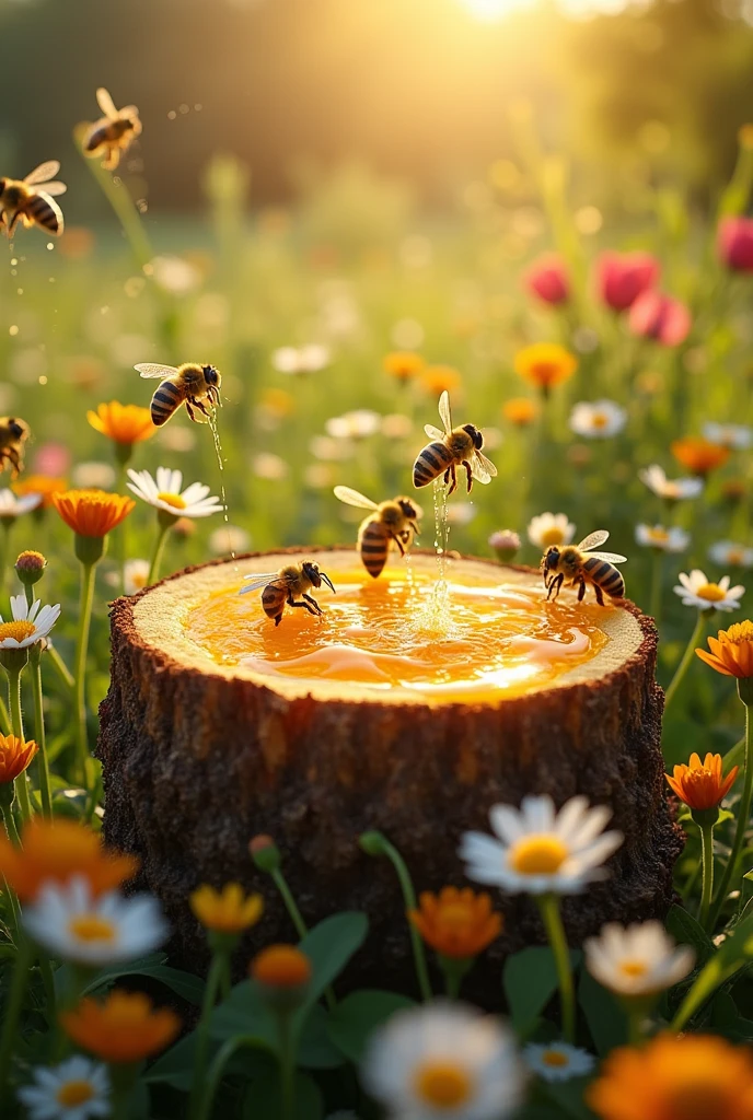 There's a hive to fill with honey so sweet