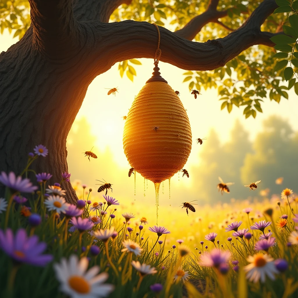 There's a hive to fill with honey so sweet