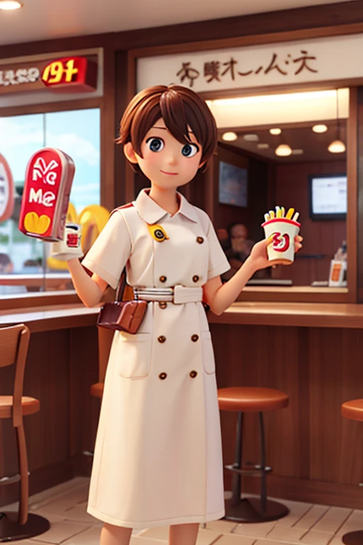 18age、male、neutral、McDonald's employee、