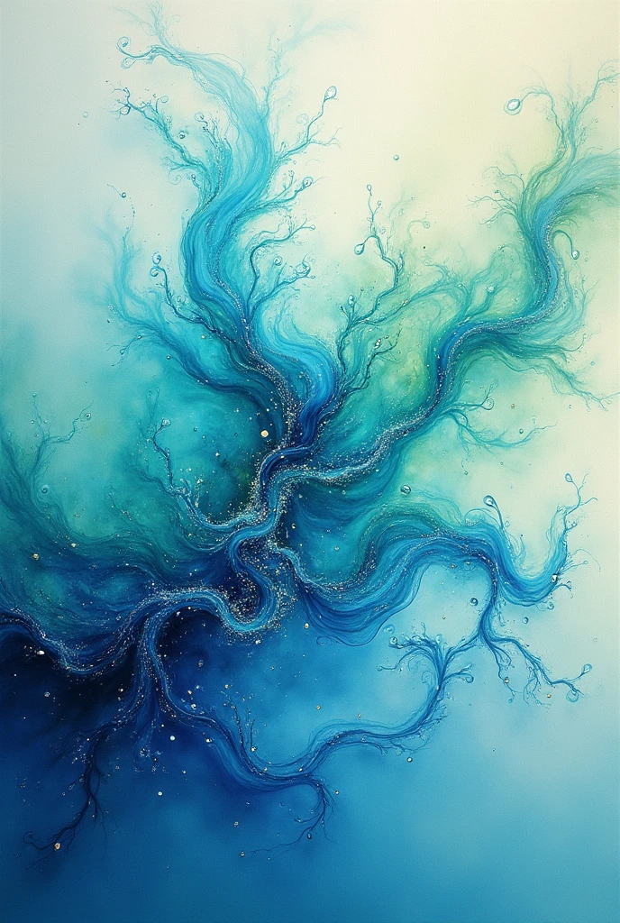 (photorealism:1.2), masterpiece abstract drawings with water