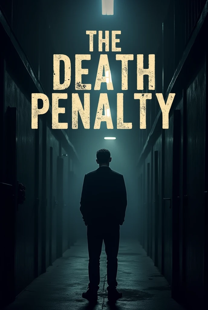 An image with a big and nice title of the death penalty against it to present a work