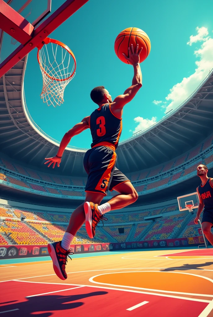 Make basketball shots mockup with beautiful design 