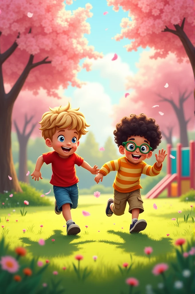 A boy with boy