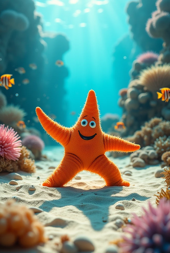 Starfish playing judo